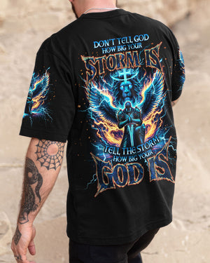 Tell The Storm How Big Your God Is Warrior Men's All Over Print Shirt - Tlno1710242
