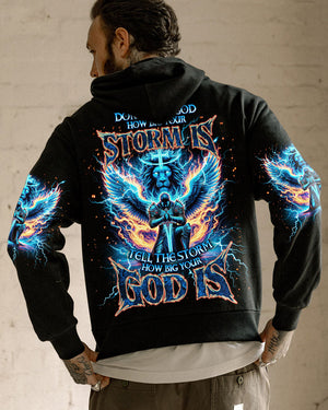 Tell The Storm How Big Your God Is Warrior Men's All Over Print Shirt - Tlno1710242