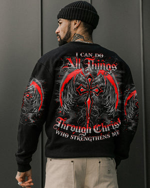 I Can Do All Things Cross Wings Men's All Over Print Shirt   - Tlno1803253