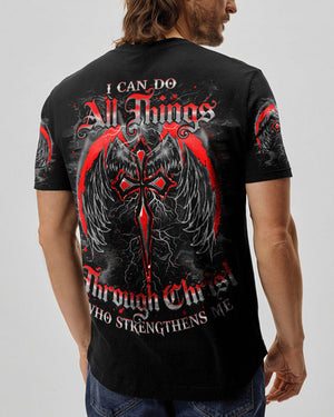 I Can Do All Things Cross Wings Men's All Over Print Shirt   - Tlno1803253