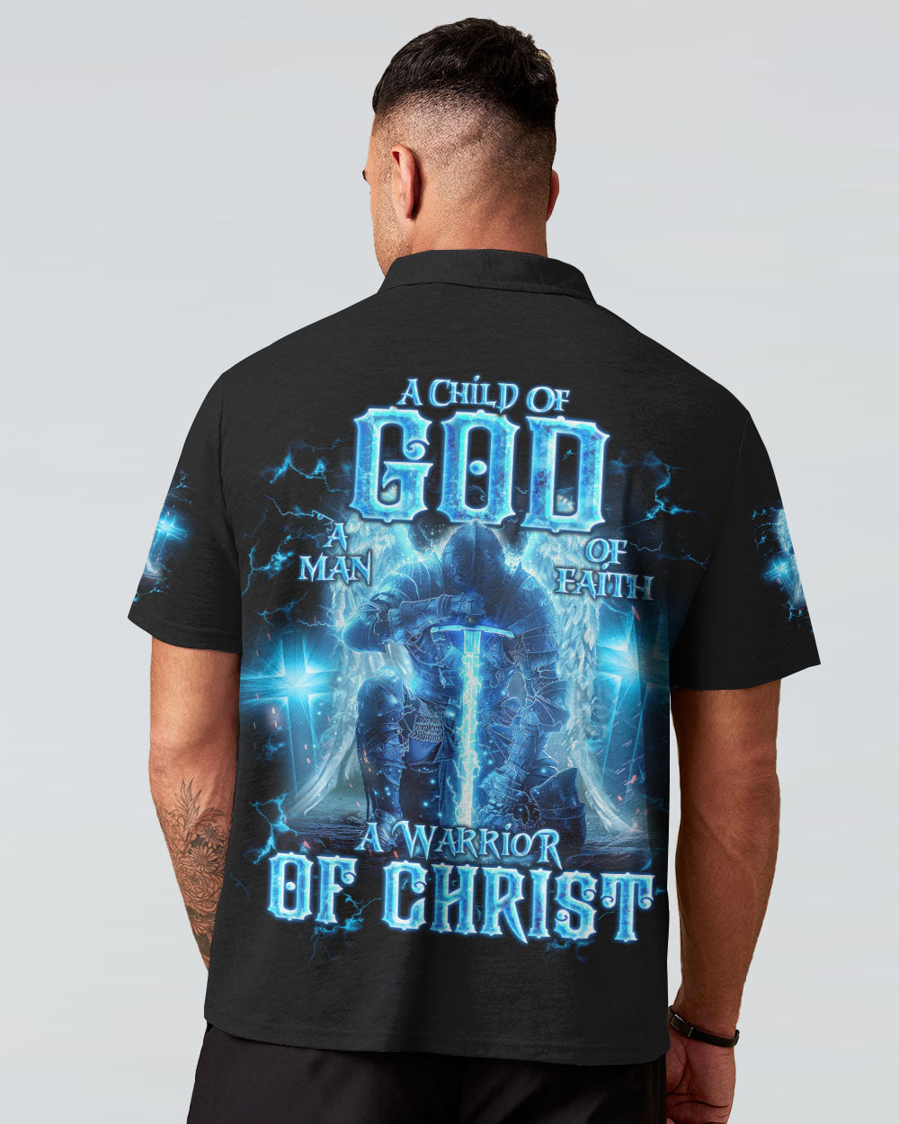 A Warrior Of Christ Men's All Over Print Shirt - Tlno2003244