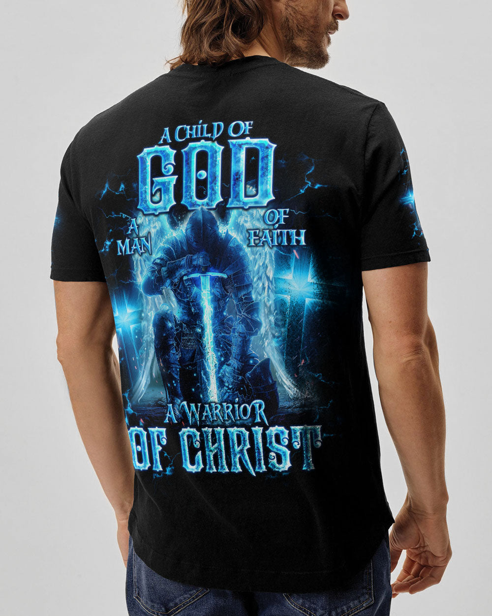 A Warrior Of Christ Men's All Over Print Shirt - Tlno2003244