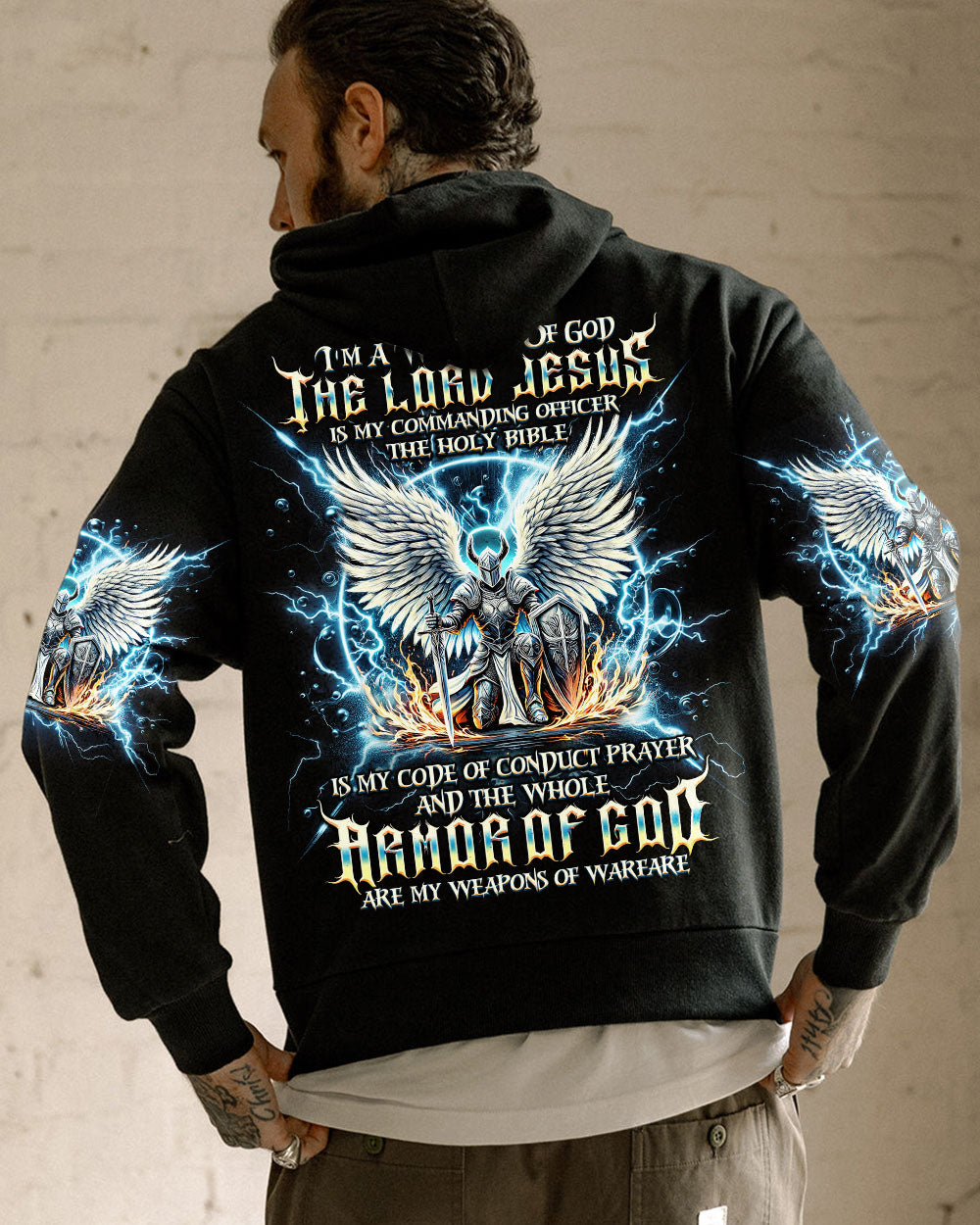 I'm A Warrior Of God Men's All Over Print Shirt - Tlno2102253