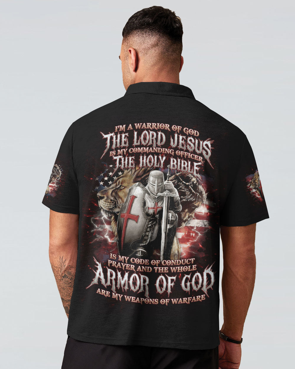 I'm A Warrior Of God Men's All Over Print Shirt - Tlno2204243