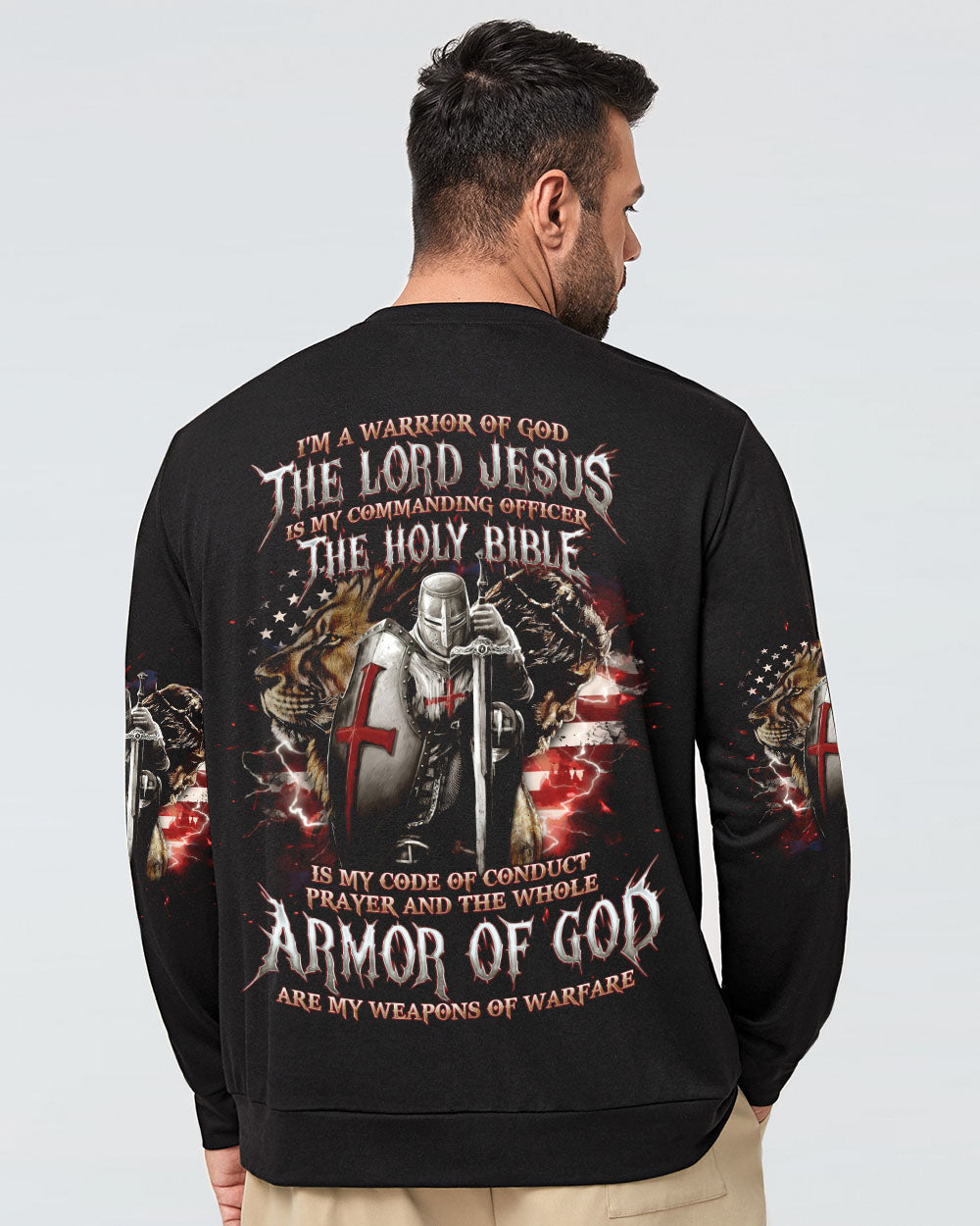 I'm A Warrior Of God Men's All Over Print Shirt - Tlno2204243