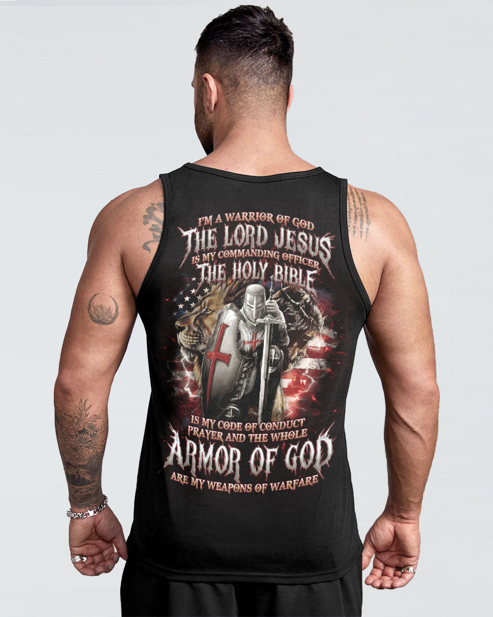 I'm A Warrior Of God Men's All Over Print Shirt - Tlno2204243