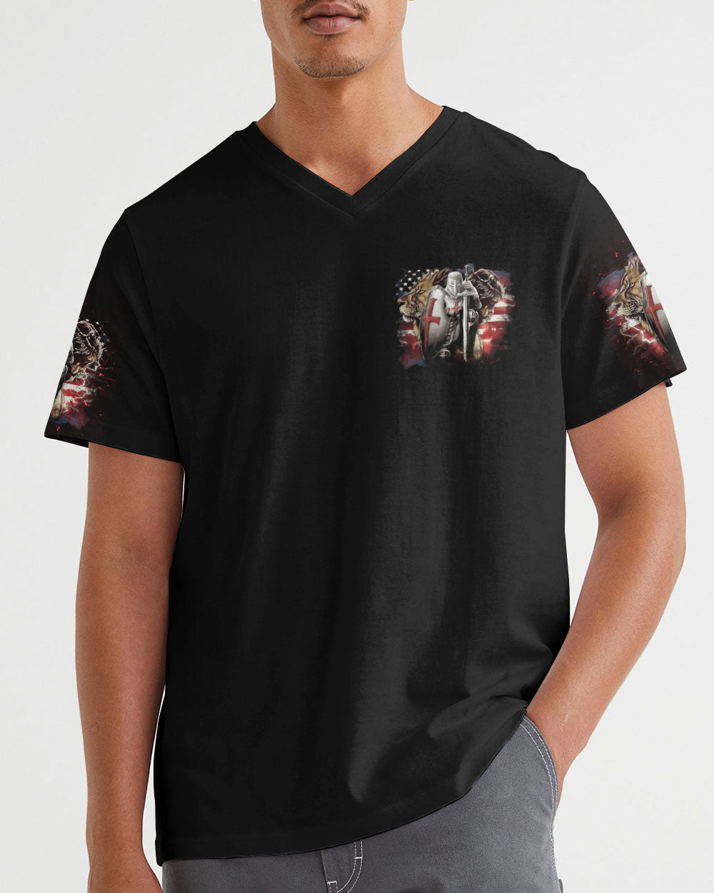 I'm A Warrior Of God Men's All Over Print Shirt - Tlno2204243