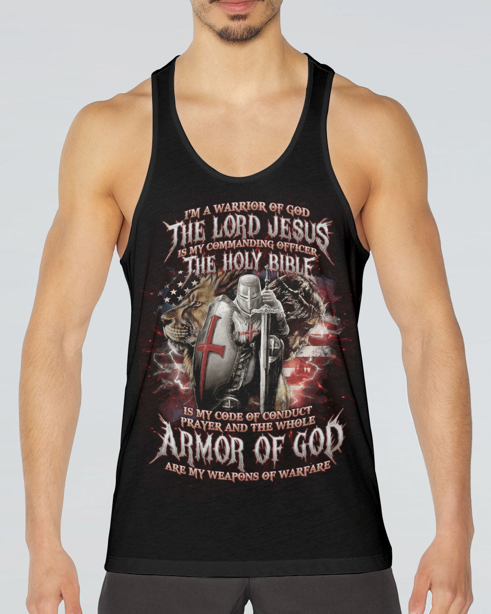 I'm A Warrior Of God Men's All Over Print Shirt - Tlno2204243