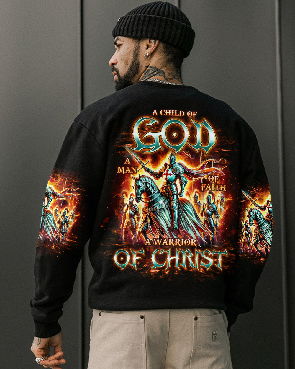 I'm A Warrior Of God Men's All Over Print Shirt - Tlno2208243