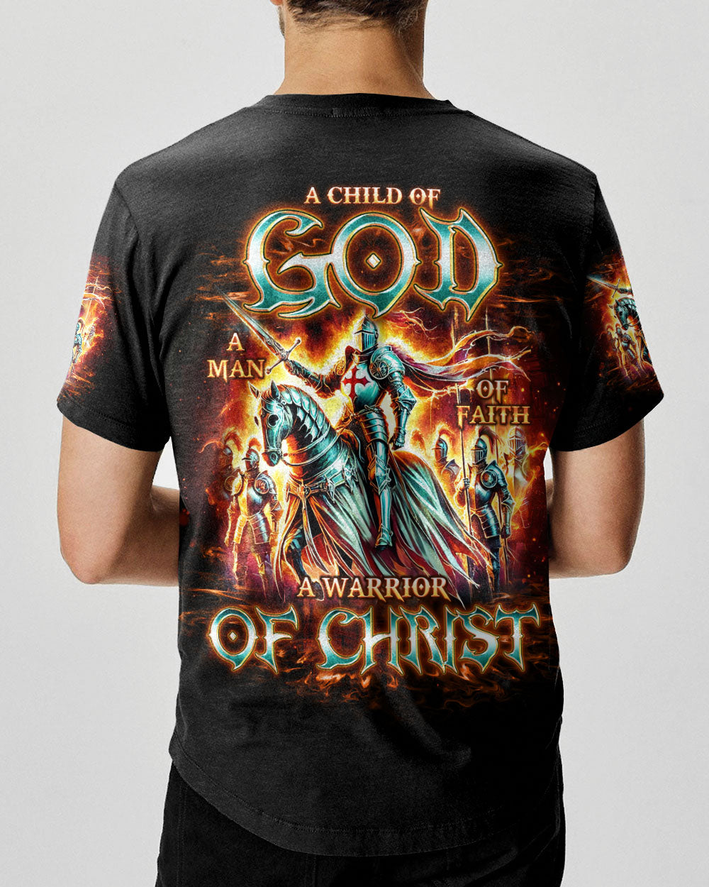 I'm A Warrior Of God Men's All Over Print Shirt - Tlno2208243