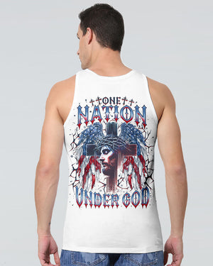 One Nation Under God Wings Men's All Over Print Shirt - Tlno2304252