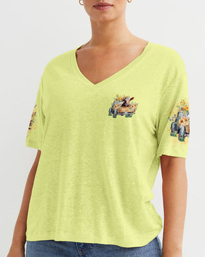 Jesus Take The Wheel Women's All Over Print Shirt - Tlno2407244