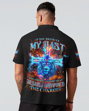 Jesus Dropped The Charges Lion Men's All Over Print Shirt - Tlno2606244