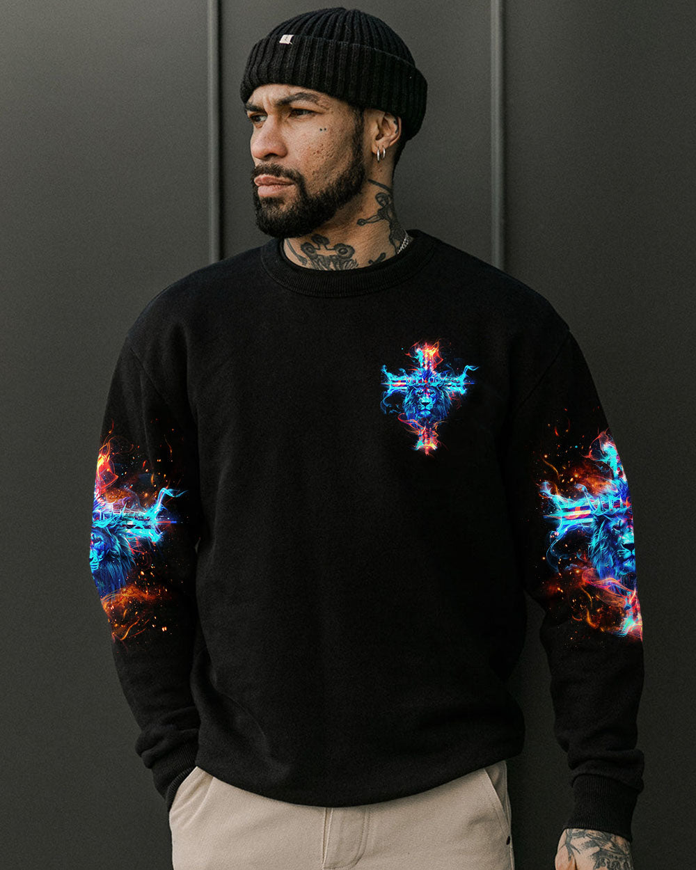 Jesus Dropped The Charges Lion Men's All Over Print Shirt - Tlno2606244