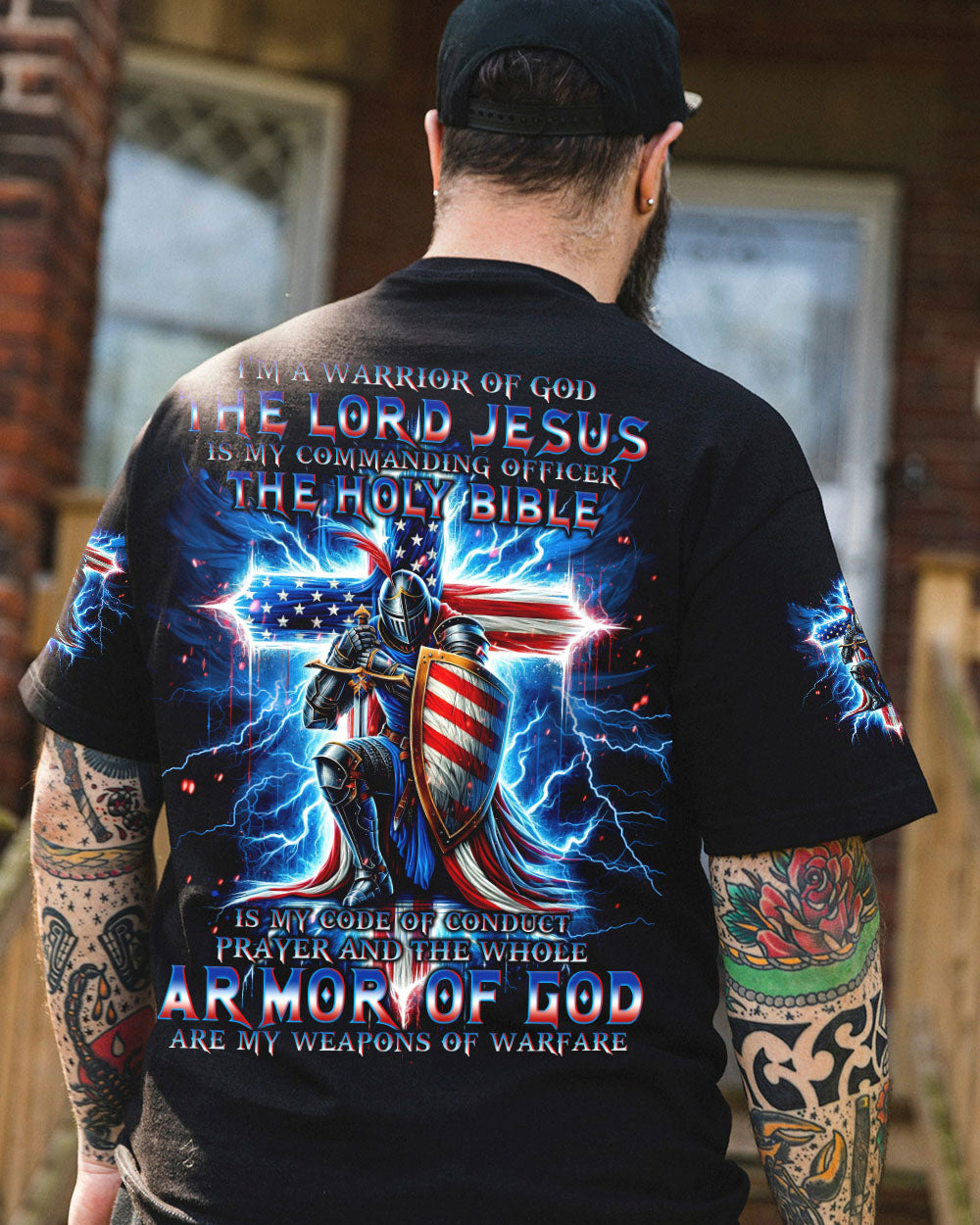 I'm A Warrior Of God Men's All Over Print Shirt - Tlno3005244