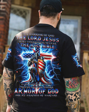 I'm A Warrior Of God Men's All Over Print Shirt - Tlno3005244