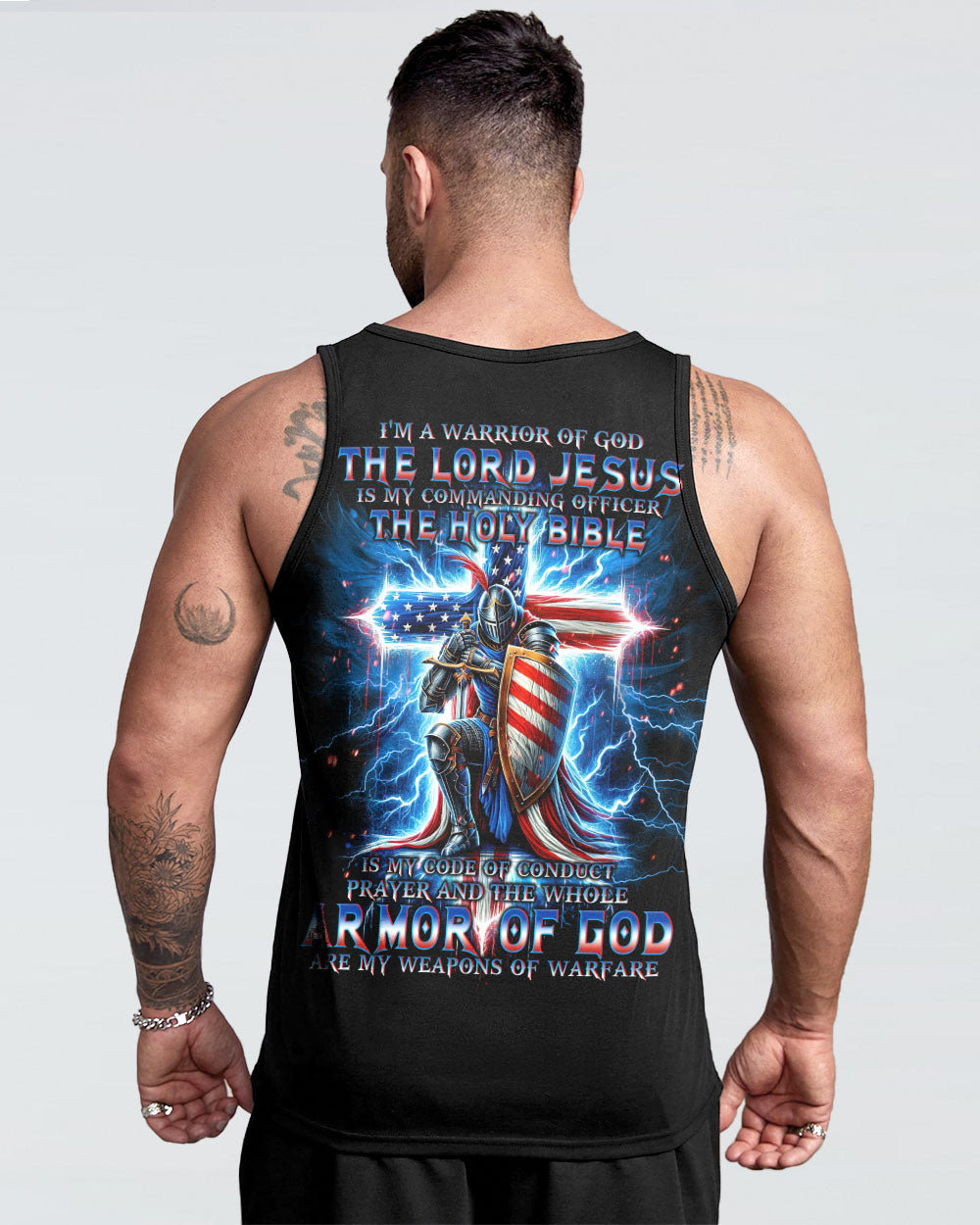 I'm A Warrior Of God Men's All Over Print Shirt - Tlno3005244