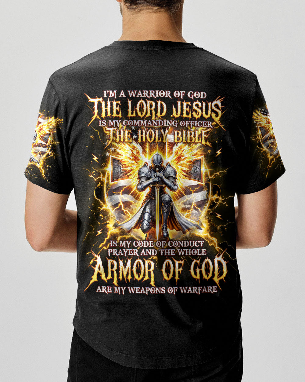 I'm A Warrior Of God Men's All Over Print Shirt - Tlno3011241