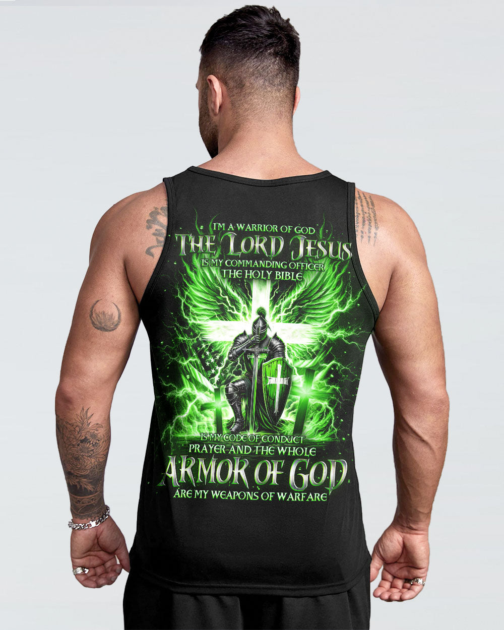 I'm A Warrior Of God Men's All Over Print Shirt  - Tlno30120242