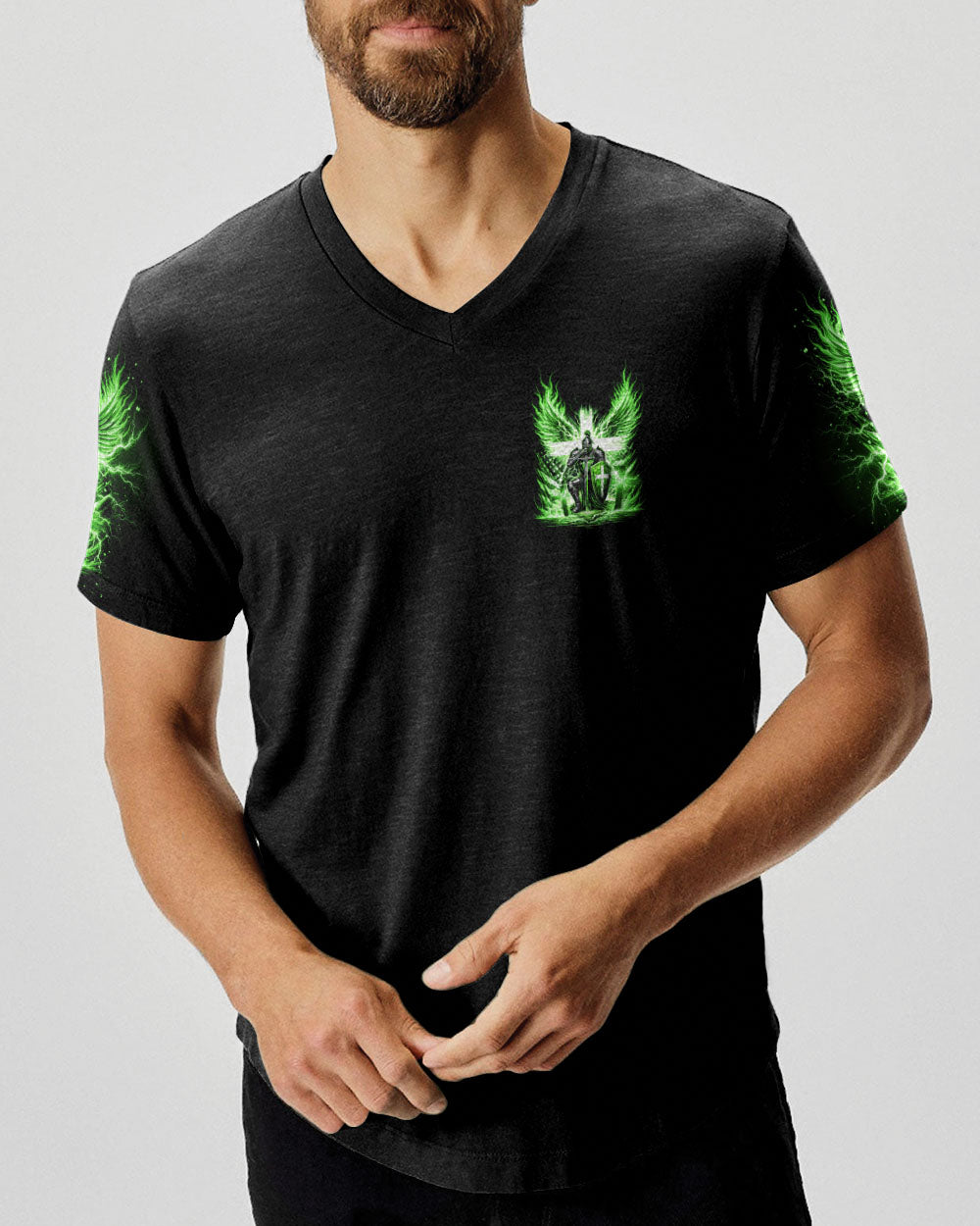 I'm A Warrior Of God Men's All Over Print Shirt  - Tlno30120242