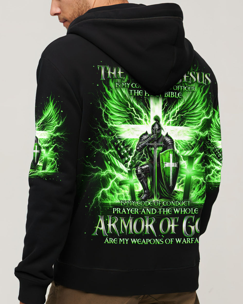 I'm A Warrior Of God Men's All Over Print Shirt  - Tlno30120242