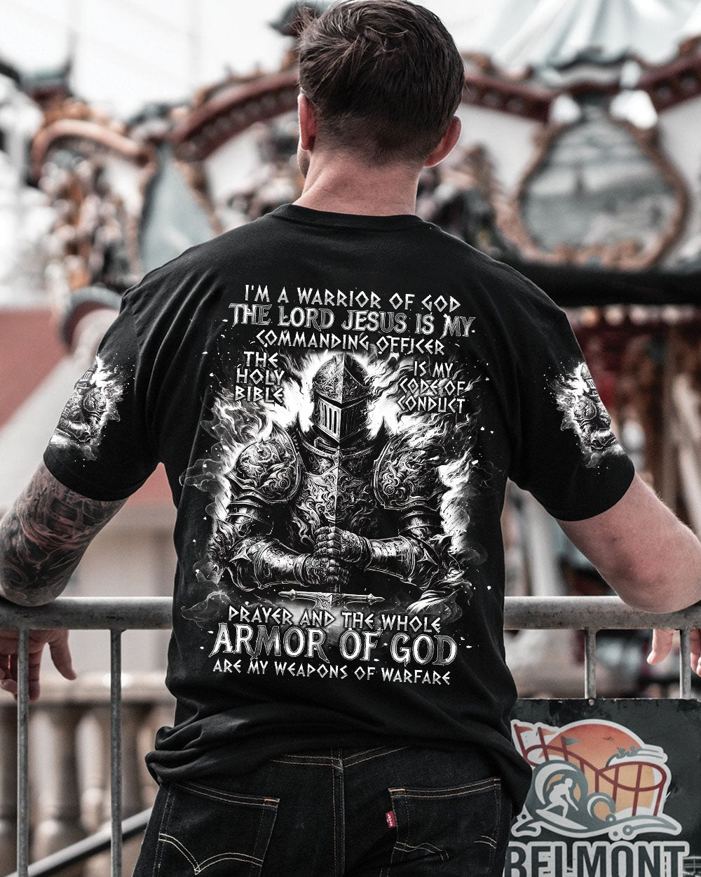 I'm A Warrior Of God Men's All Over Print Shirt  - Tlnt0111242