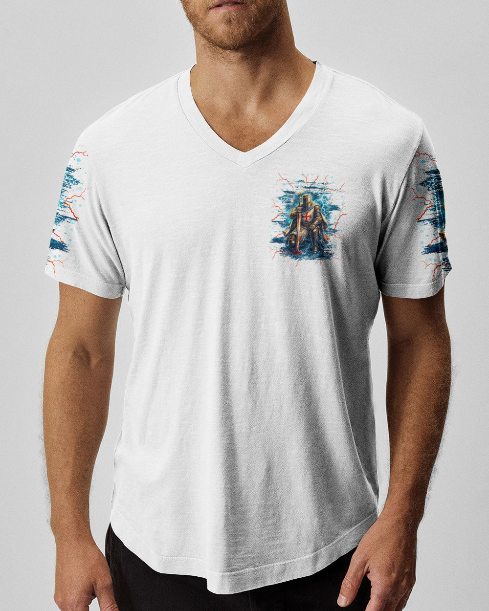 A Warrior Of Christ Men's All Over Print Shirt - Tlnt0201261