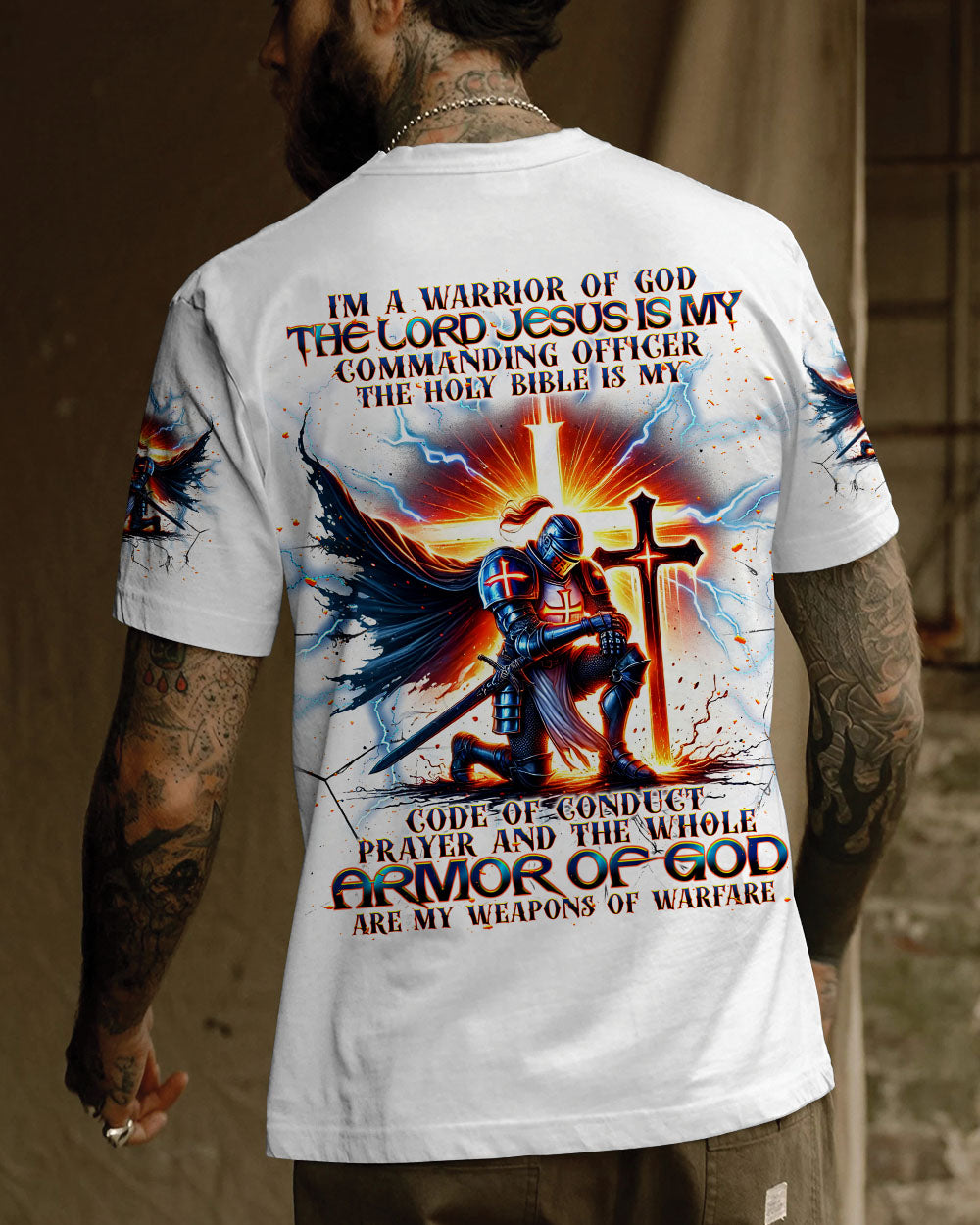 I'm A Warrior Of God Men's All Over Print Shirt  - Tlnt0211242