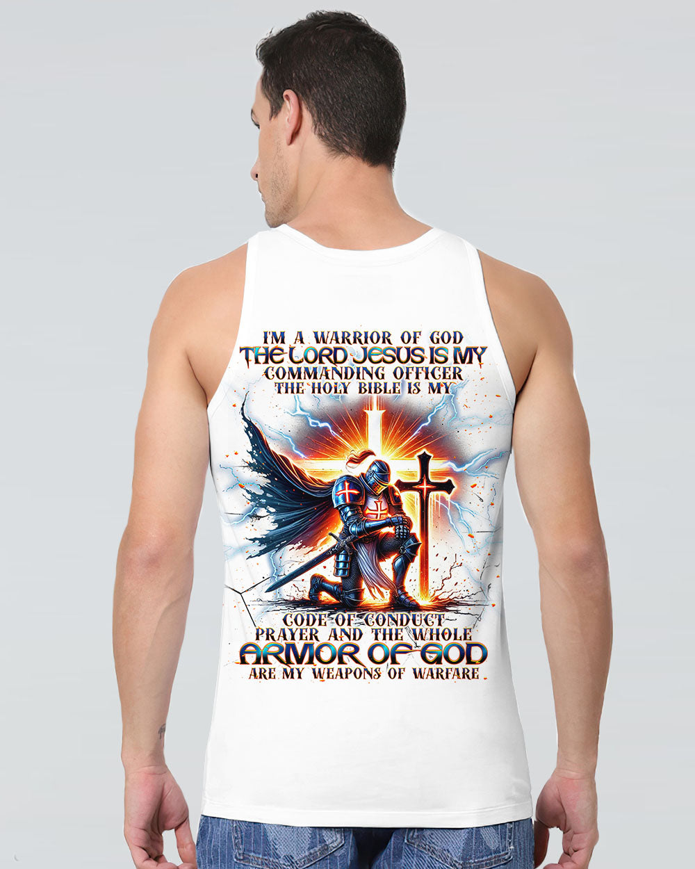 I'm A Warrior Of God Men's All Over Print Shirt  - Tlnt0211242