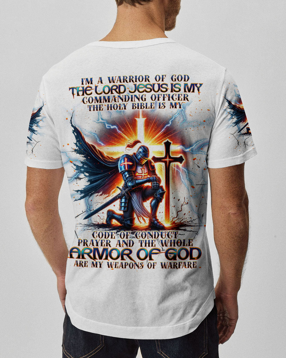 I'm A Warrior Of God Men's All Over Print Shirt  - Tlnt0211242