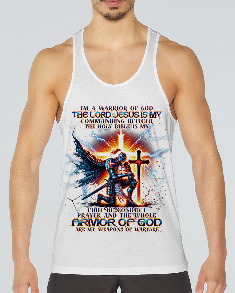I'm A Warrior Of God Men's All Over Print Shirt  - Tlnt0211242