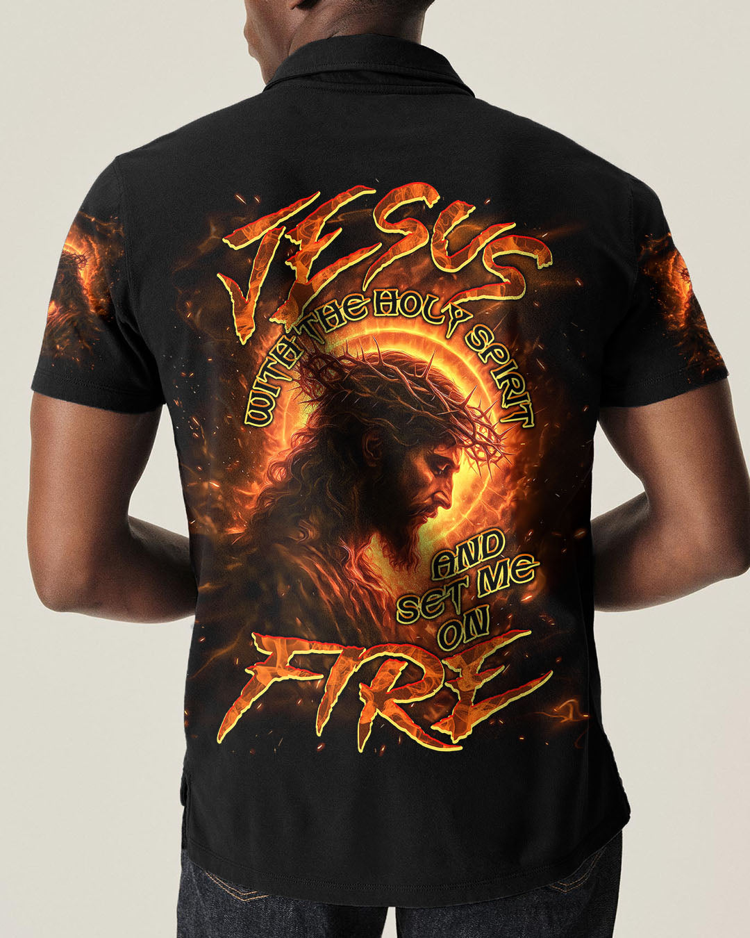 Jesus Fill Me With The Holy Spirit  Men's All Over Print Shirt - Tlnt0310254