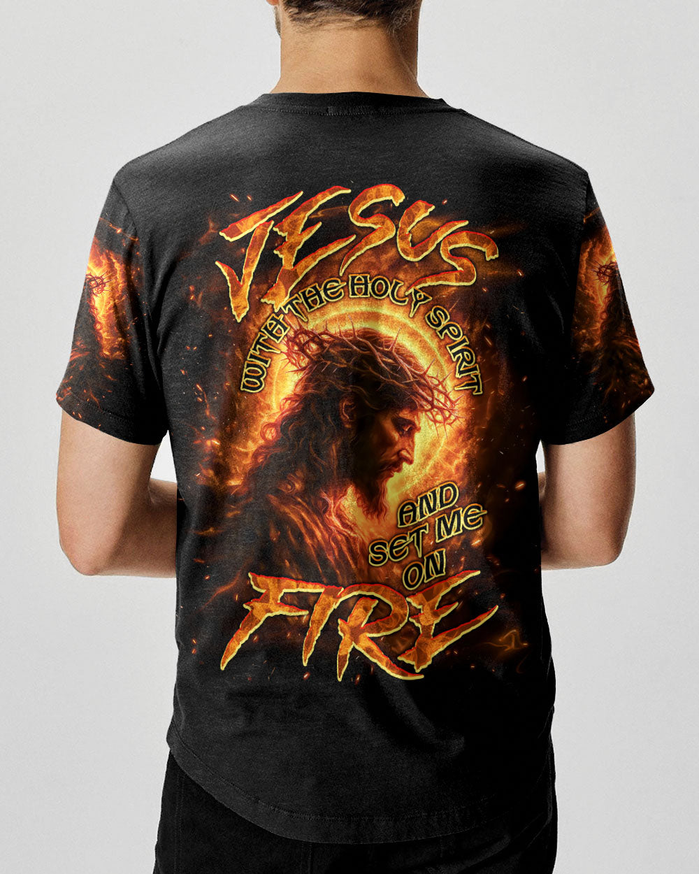 Jesus Fill Me With The Holy Spirit  Men's All Over Print Shirt - Tlnt0310254