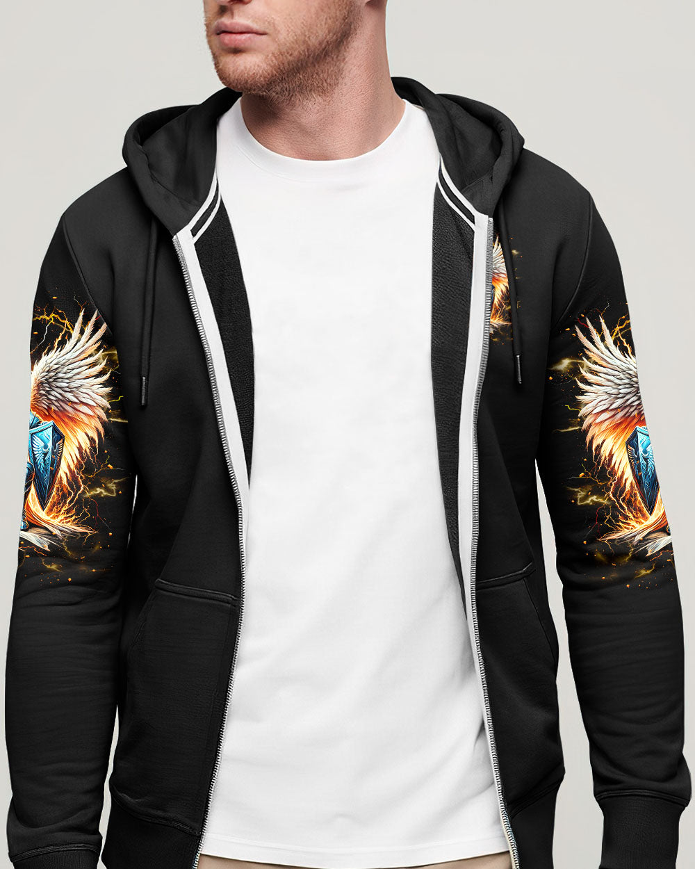 Not All Angels Play The Harp And Sing Warrior Men's All Over Print Shirt  - Tlnt0402255