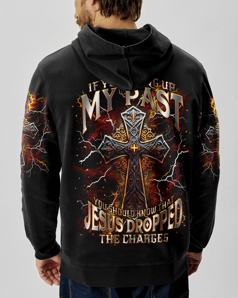Jesus Dropped The Charges Men's All Over Print Shirt - Tlnt0406252
