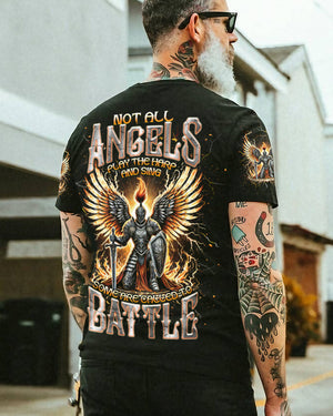 Not All Angels Play The Harp And Sing Warrior Men's All Over Print Shirt  - Tlnt0502253