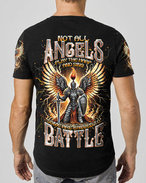 Not All Angels Play The Harp And Sing Warrior Men's All Over Print Shirt  - Tlnt0502253