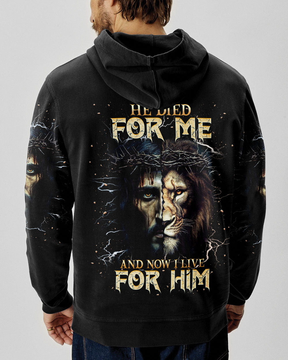 He Died For Me Lion Men's All Over Print Shirt - Tlnt0603252