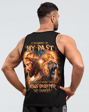 Jesus Dropped The Charges Lion Men's All Over Print Shirt - Tlnt0606241