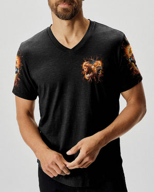 Jesus Dropped The Charges Lion Men's All Over Print Shirt - Tlnt0606241