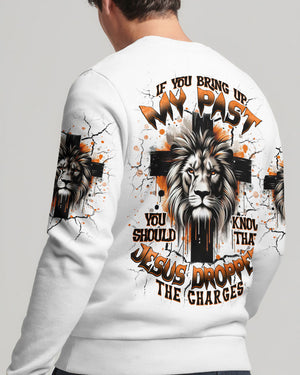 Jesus Dropped The Charges Lion Men's All Over Print Shirt   - Tlnt0710252