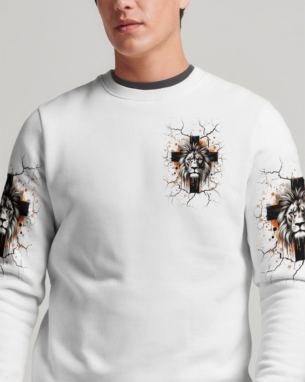Jesus Dropped The Charges Lion Men's All Over Print Shirt   - Tlnt0710252