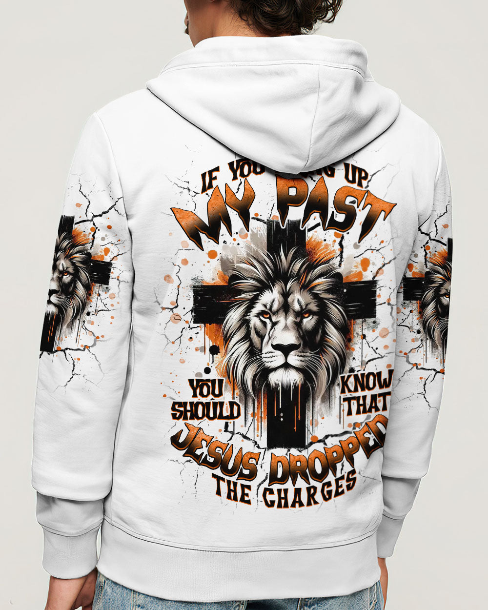 Jesus Dropped The Charges Lion Men's All Over Print Shirt   - Tlnt0710252