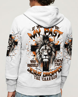 Jesus Dropped The Charges Lion Men's All Over Print Shirt   - Tlnt0710252