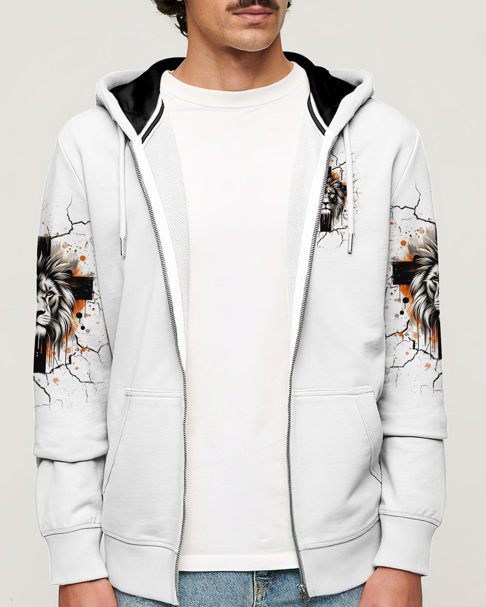 Jesus Dropped The Charges Lion Men's All Over Print Shirt   - Tlnt0710252