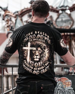 The Reason I’m Old And Wise Lion Men's All Over Print Shirt - Tlnt0711251