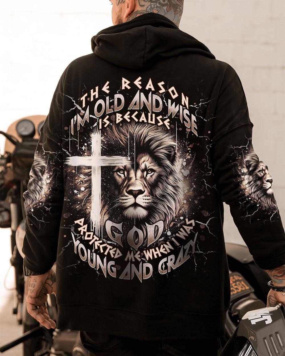 The Reason I’m Old And Wise Lion Men's All Over Print Shirt - Tlnt0711251