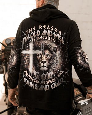 The Reason I’m Old And Wise Lion Men's All Over Print Shirt - Tlnt0711251