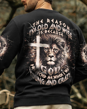 The Reason I’m Old And Wise Lion Men's All Over Print Shirt - Tlnt0711251