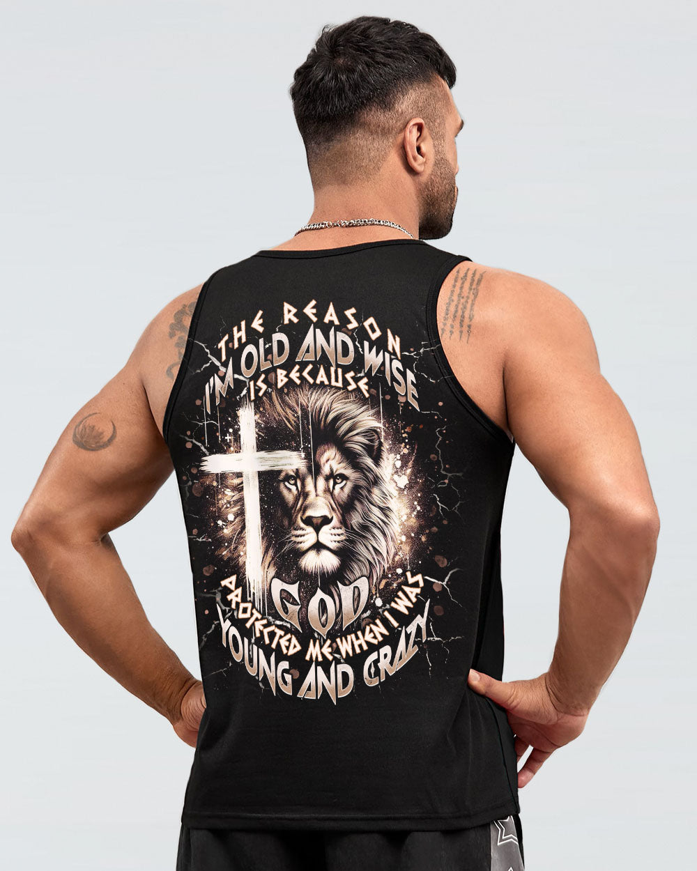 The Reason I’m Old And Wise Lion Men's All Over Print Shirt - Tlnt0711251